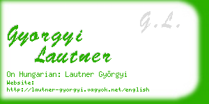 gyorgyi lautner business card